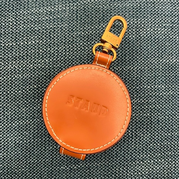 STAUD Accessories - STAUD Leather Pill Case With Key Fob & Mirror - RARE SOLD OUT COLOR